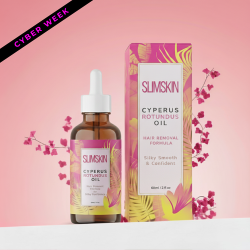 Hårborttagningsolja - Naturligt len hud utan rakhyvel